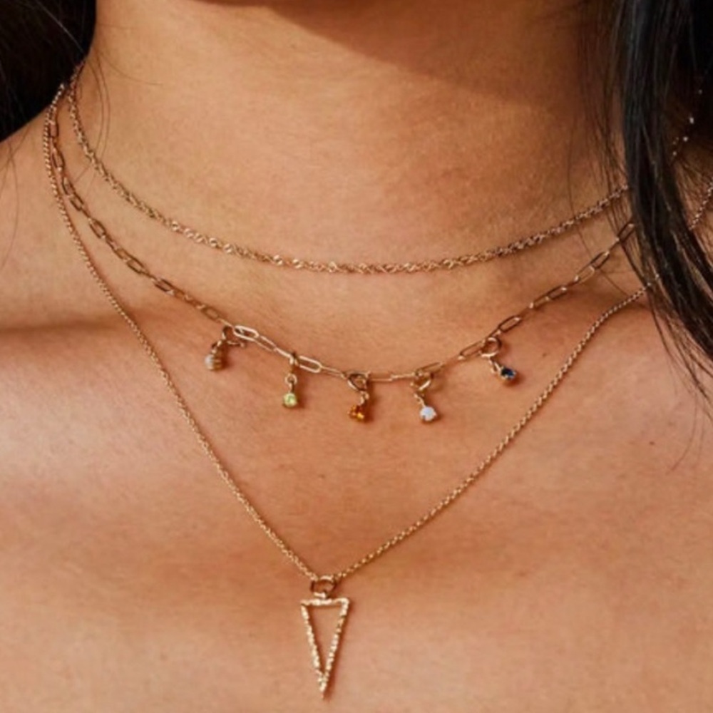 BLUBOHO
Triumphant Necklace (14k recycled yellow gold)